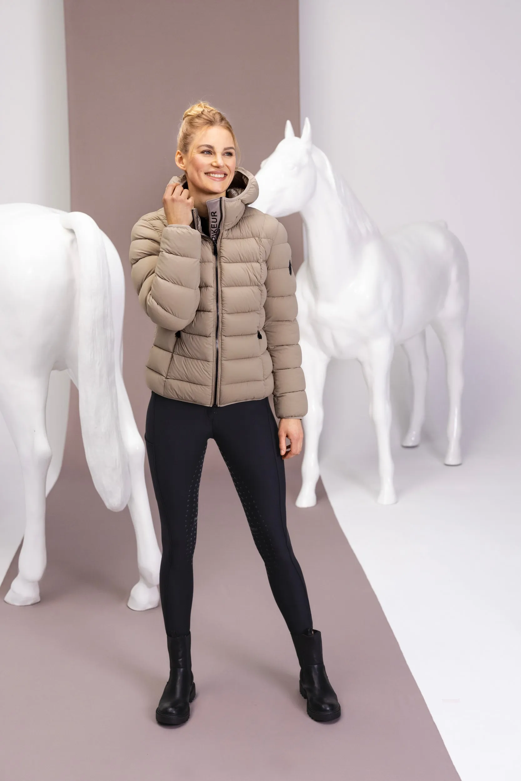 Pikeur Athleisure soft taupe jacket