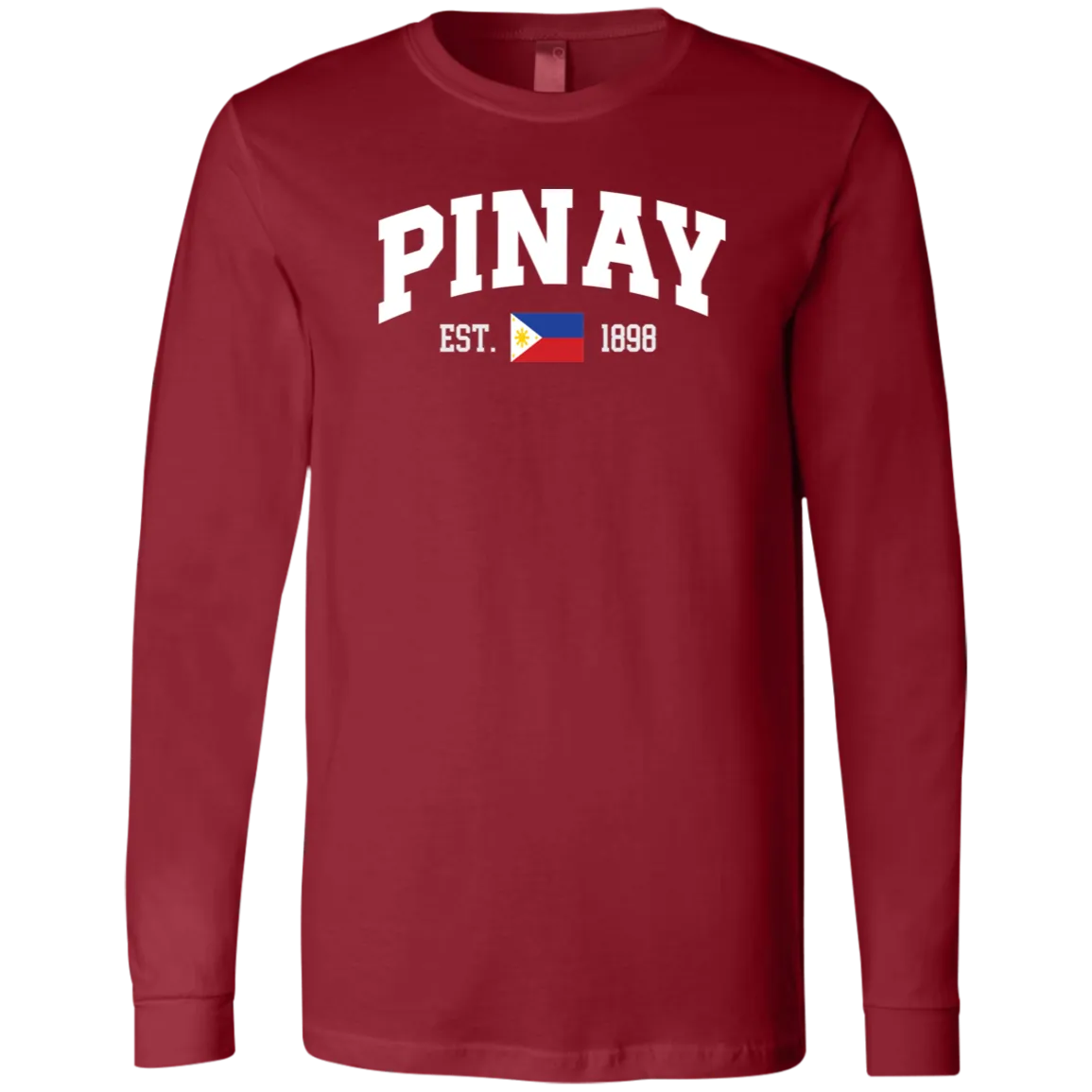 Pinay Est 1898 Unisex Jersey Long Sleeve T-Shirt