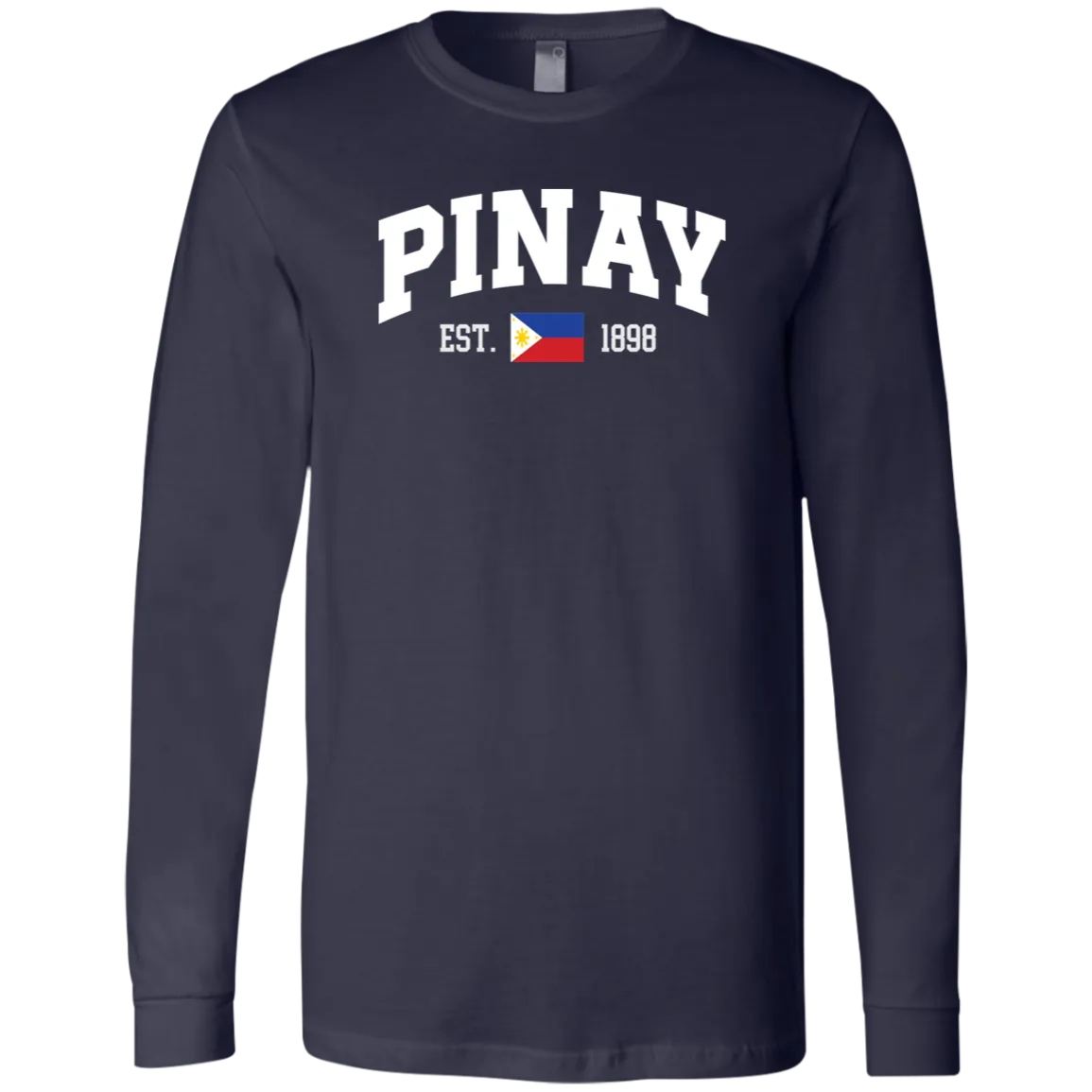 Pinay Est 1898 Unisex Jersey Long Sleeve T-Shirt