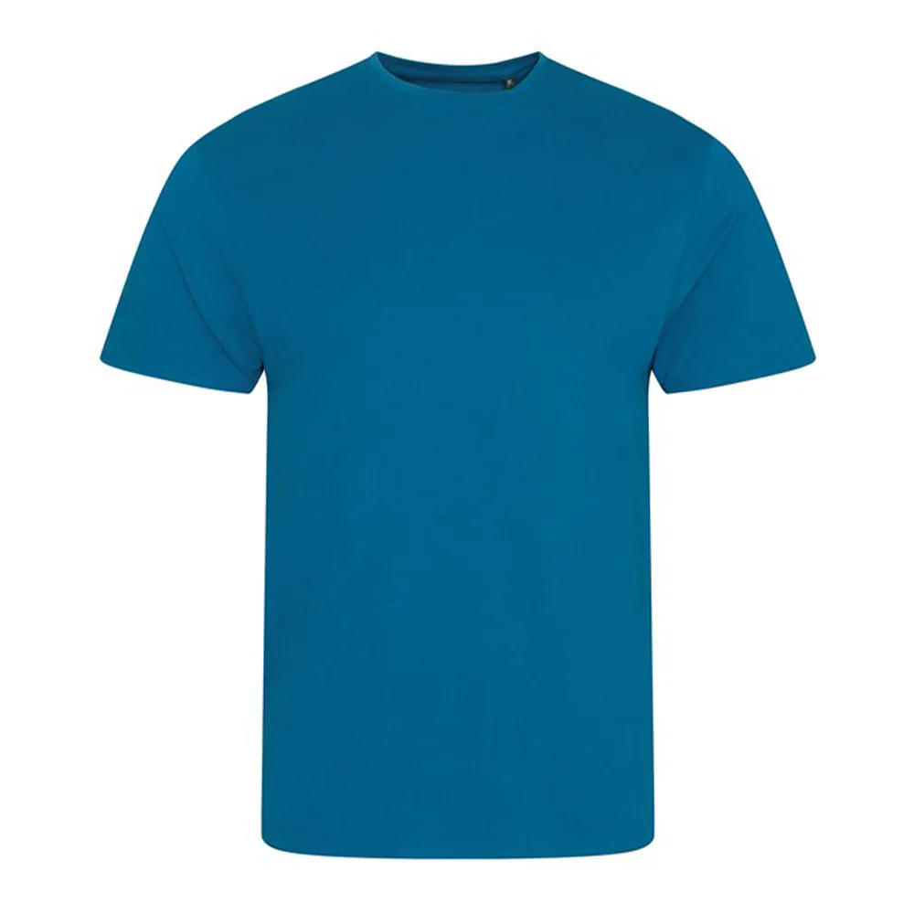 Plain 100% Organic Cotton Tee Ink Blue