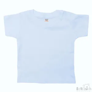 PLAIN BLUE TEE SHIRT (6-9 MONTHS) TS4653-B