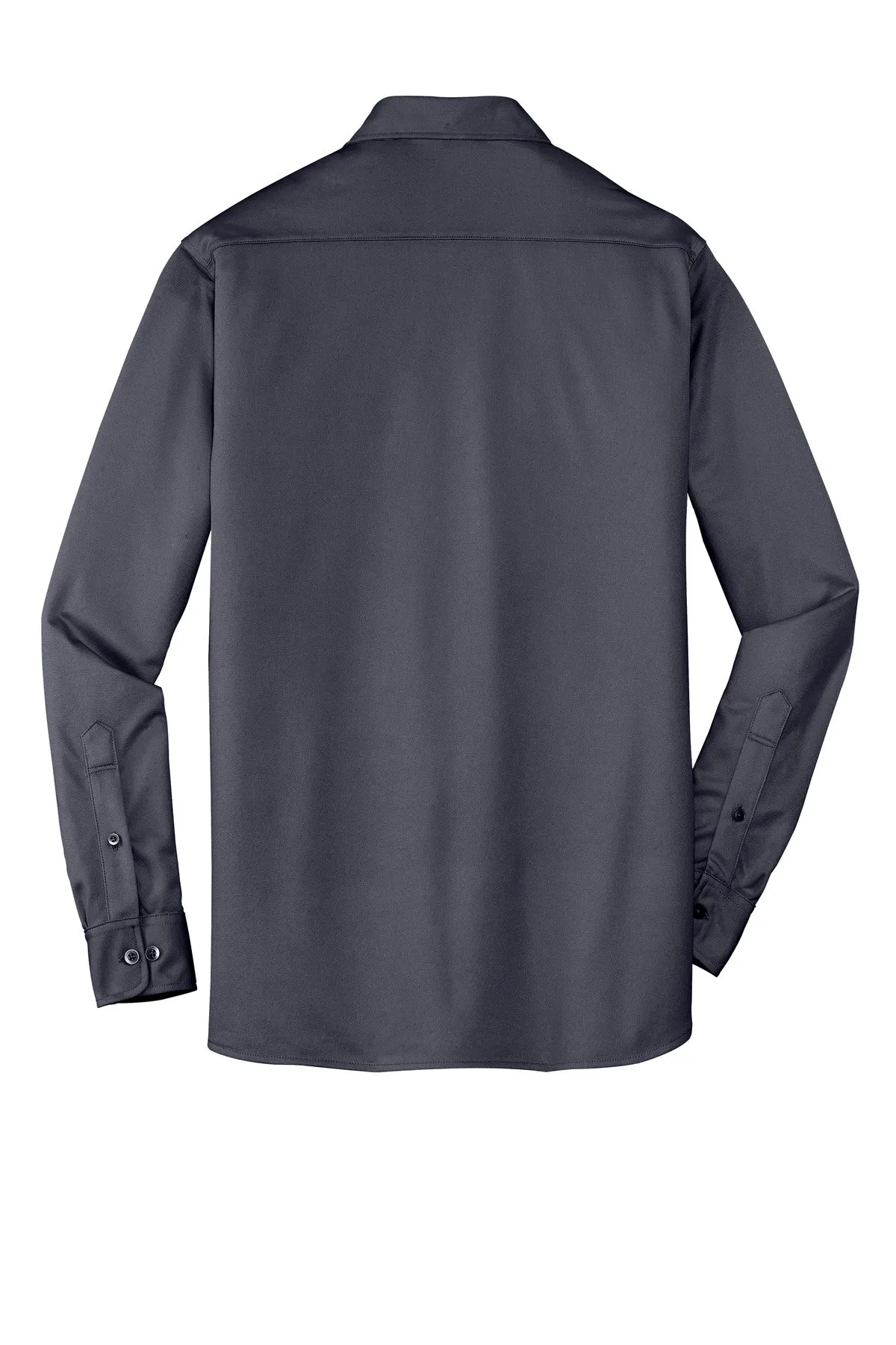 Port Authority Dimension Knit Dress Shirt. K570 Battleship Grey