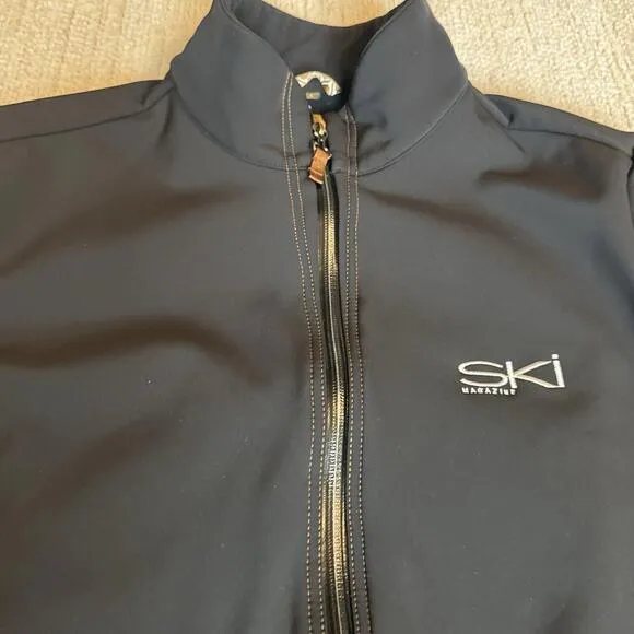 POWDERHORN SKI WOMENS JACKET SIZE L Black Soft Shell