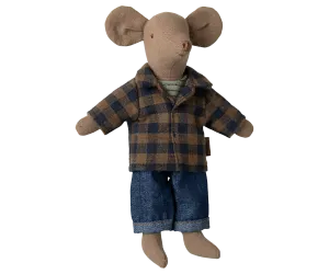 Pre-order Maileg  Dad mouse - Light brown