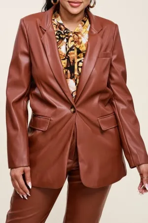 PU LONG SLEEVE JACKET ZPJ-1501C11 $$16Each