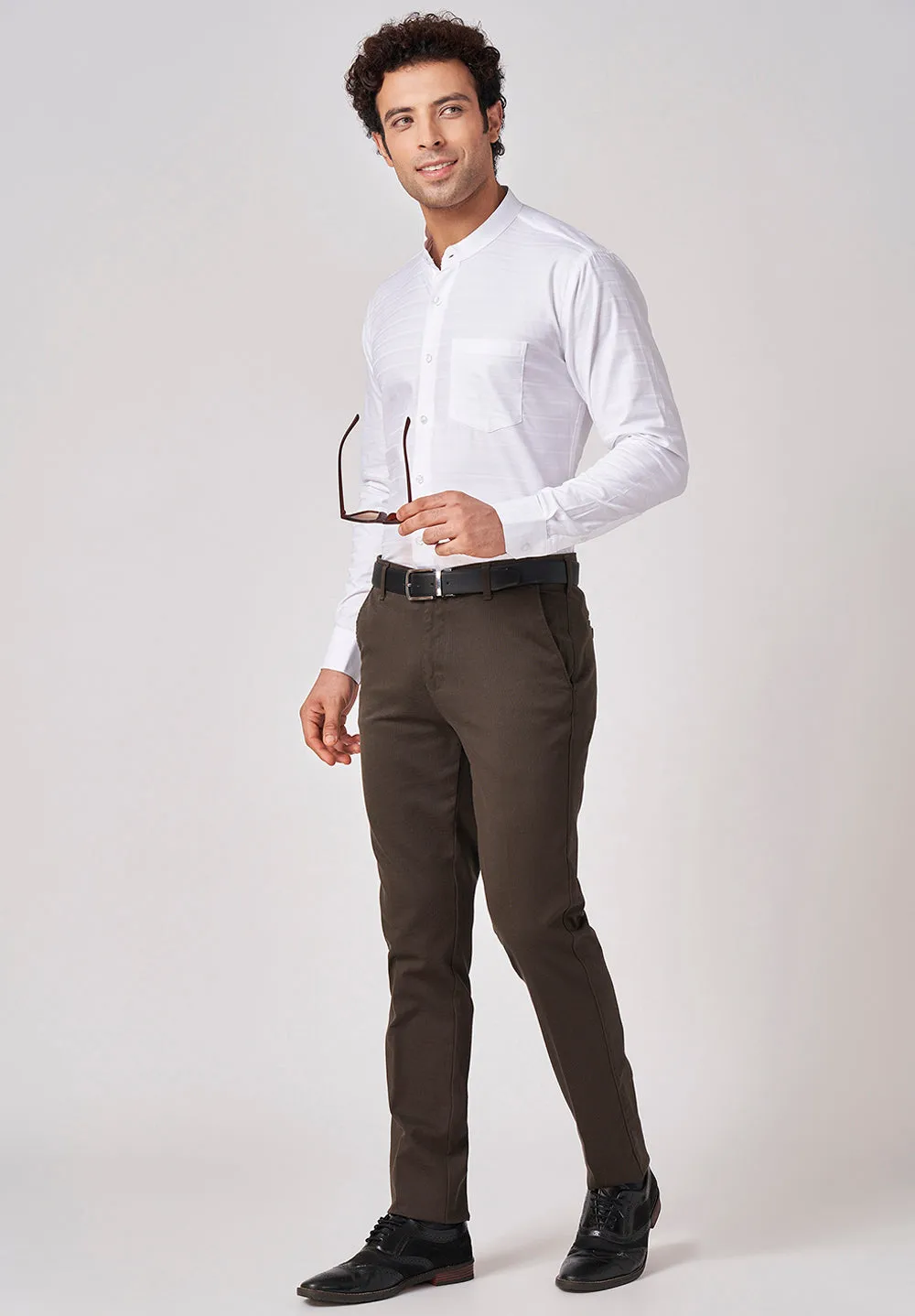 Pure Cotton Formal- Slim Fit Shirt - A45137