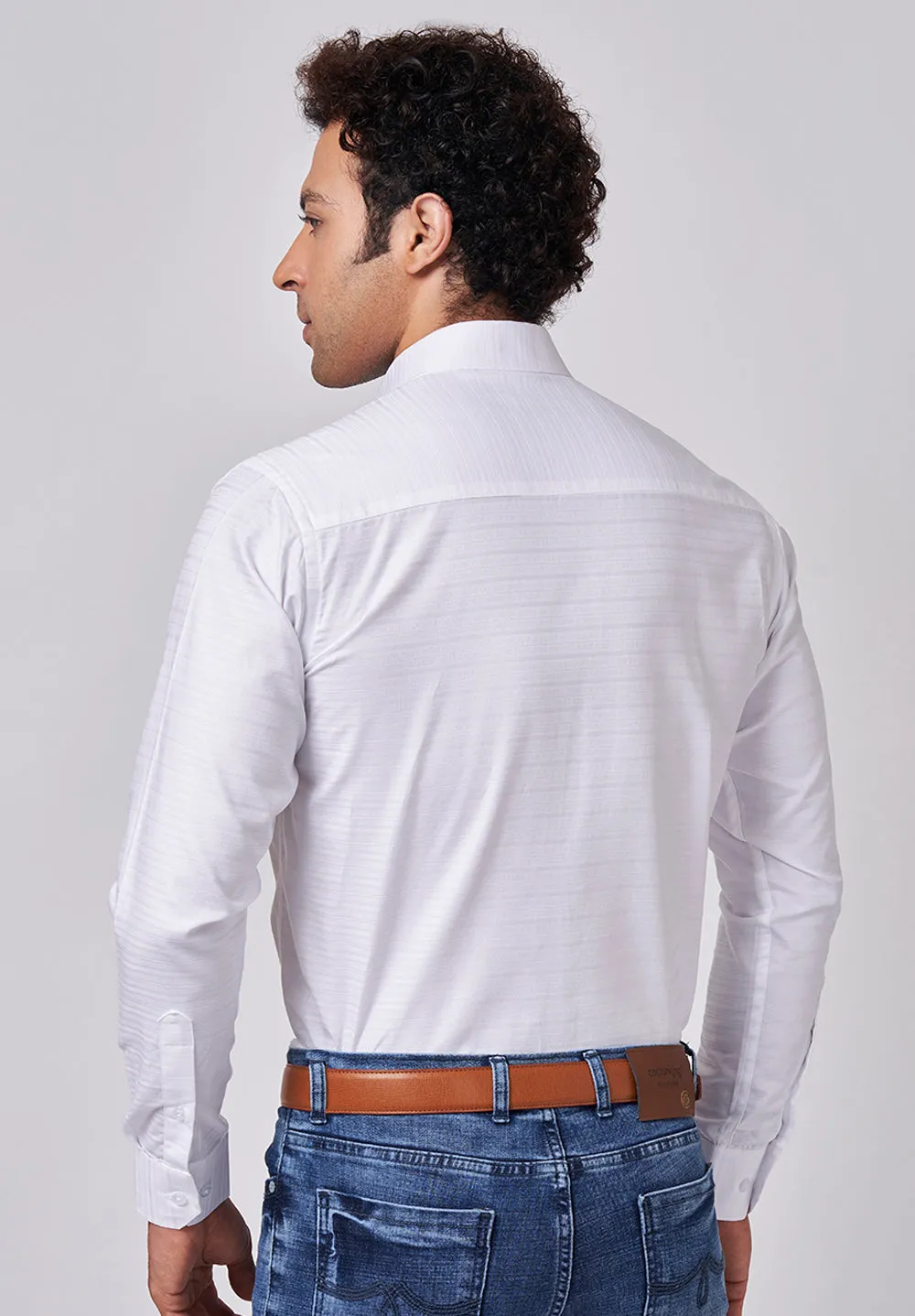 Pure Cotton Formal-slim Fit Shirt - S45138