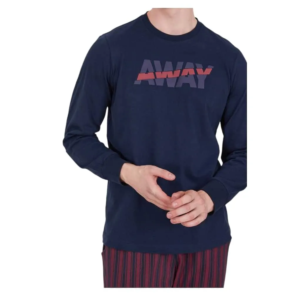 "Away" Cotton PJ S-23