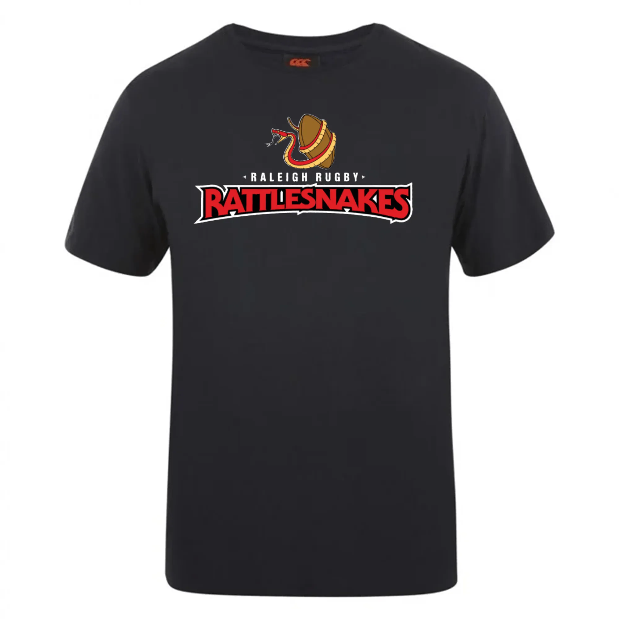 Raleigh Rattlesnakes Rugby Club Plain Tee by Canterbury