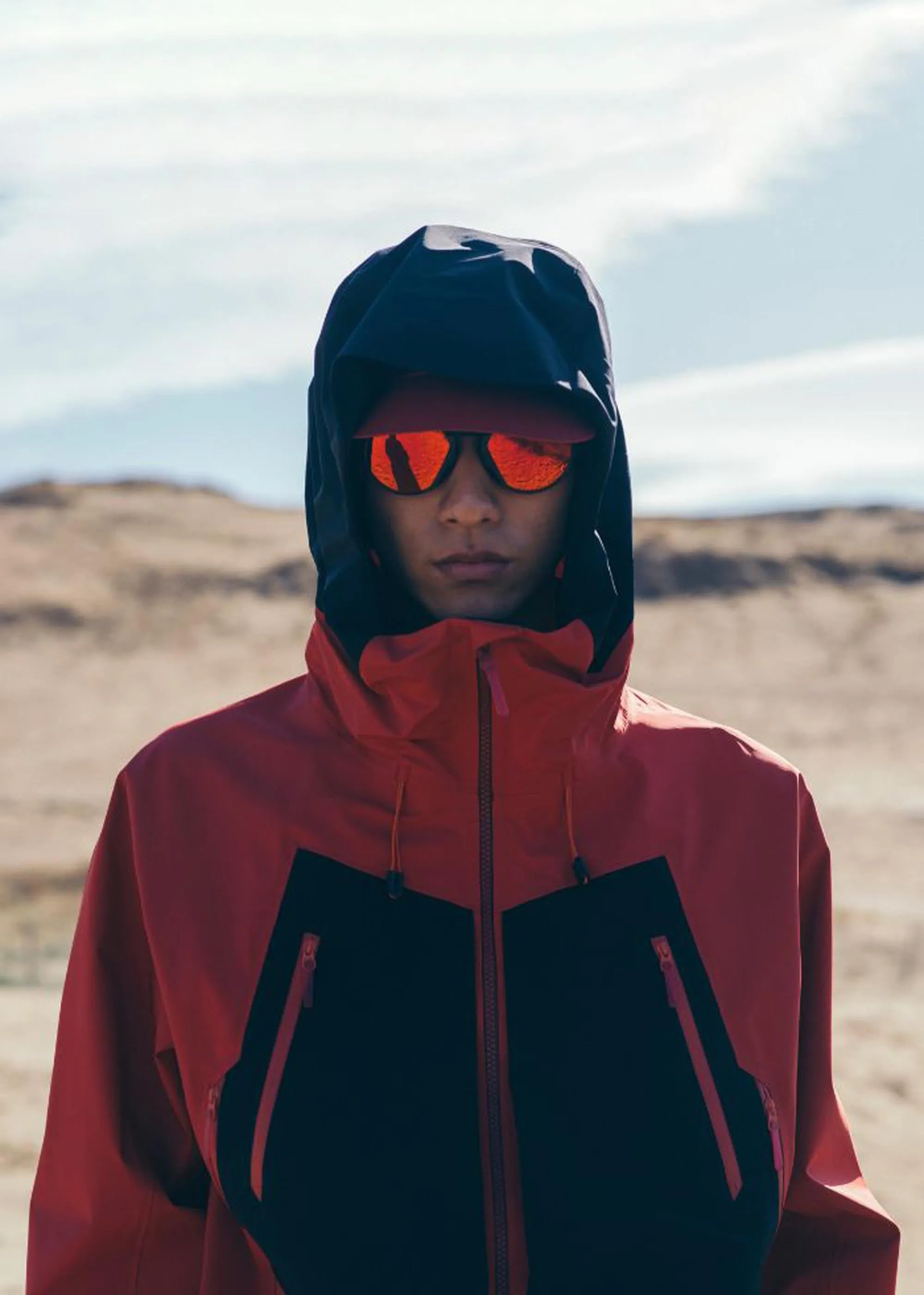 Red GORE-TEX Shell Jacket