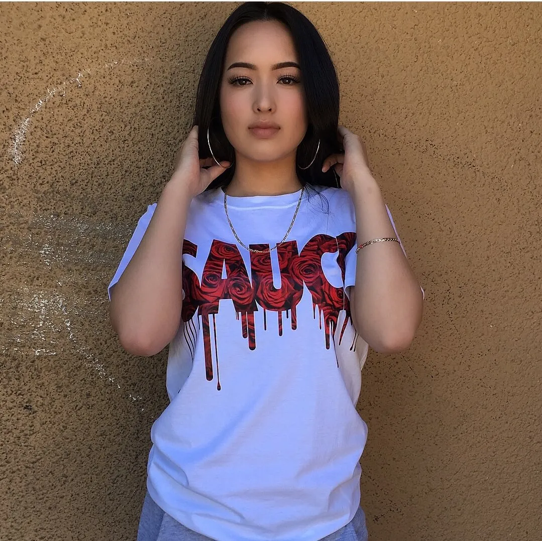 Red Rose Sauce | White Tee