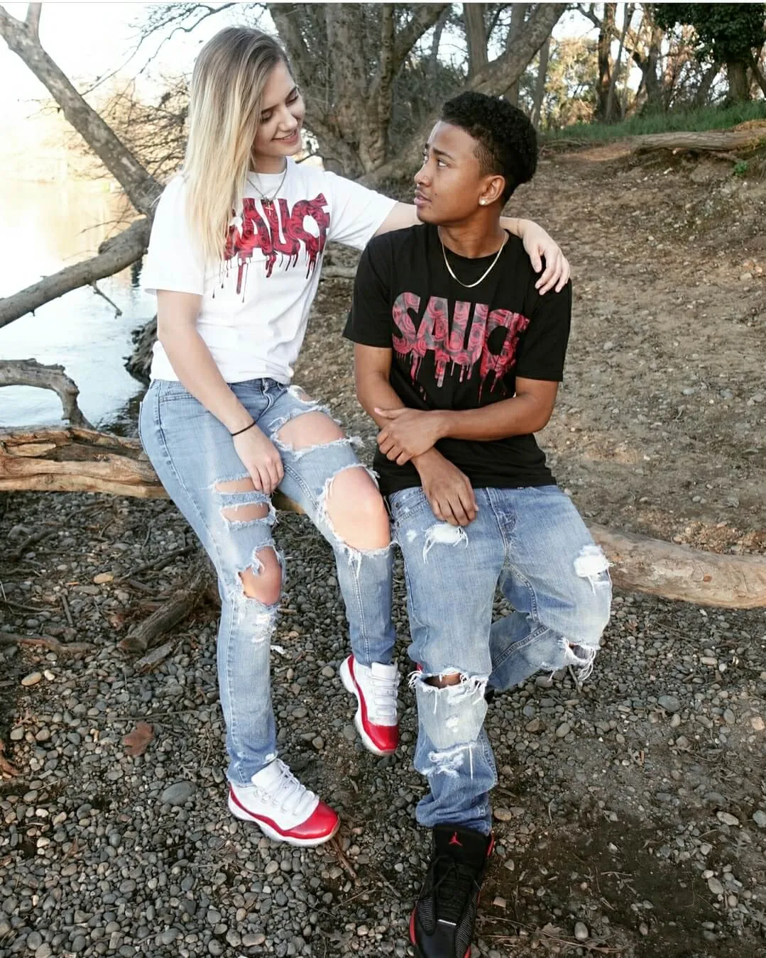 Red Rose Sauce | White Tee