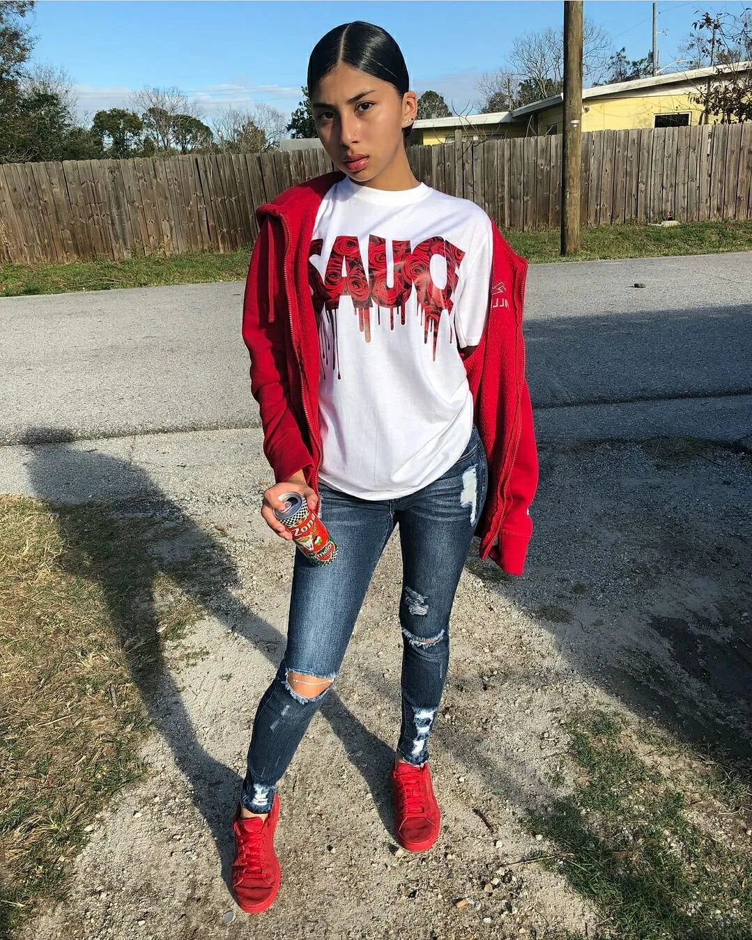 Red Rose Sauce | White Tee