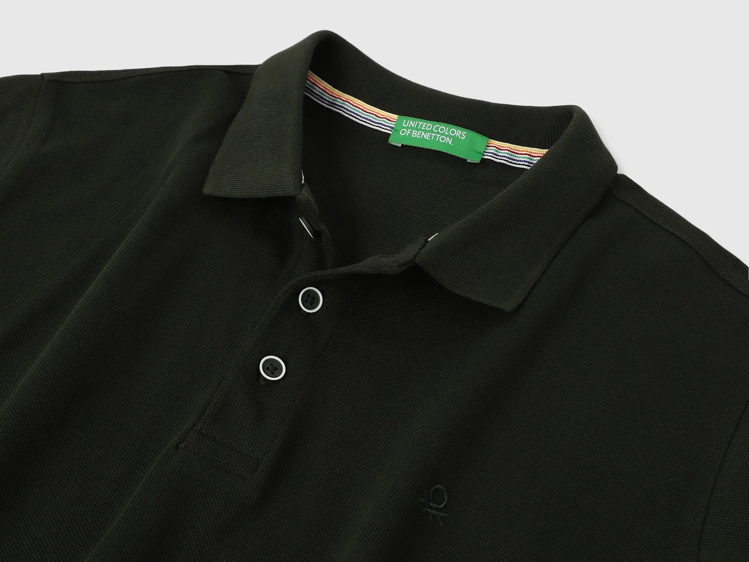 Regular Fit Collared Solid Polo T Shirt