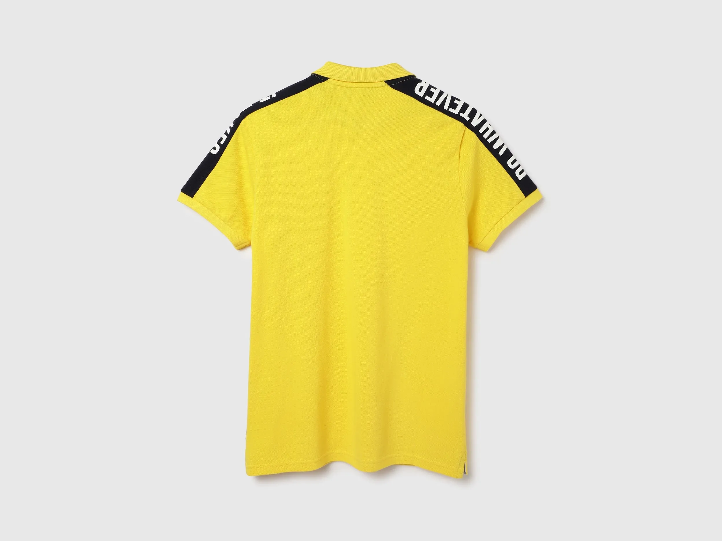 Regular Fit Collared Tape Detail Polo T-Shirt