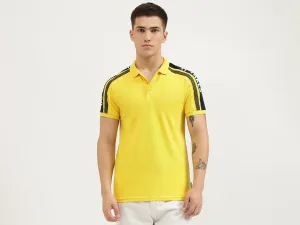 Regular Fit Collared Tape Detail Polo T-Shirt