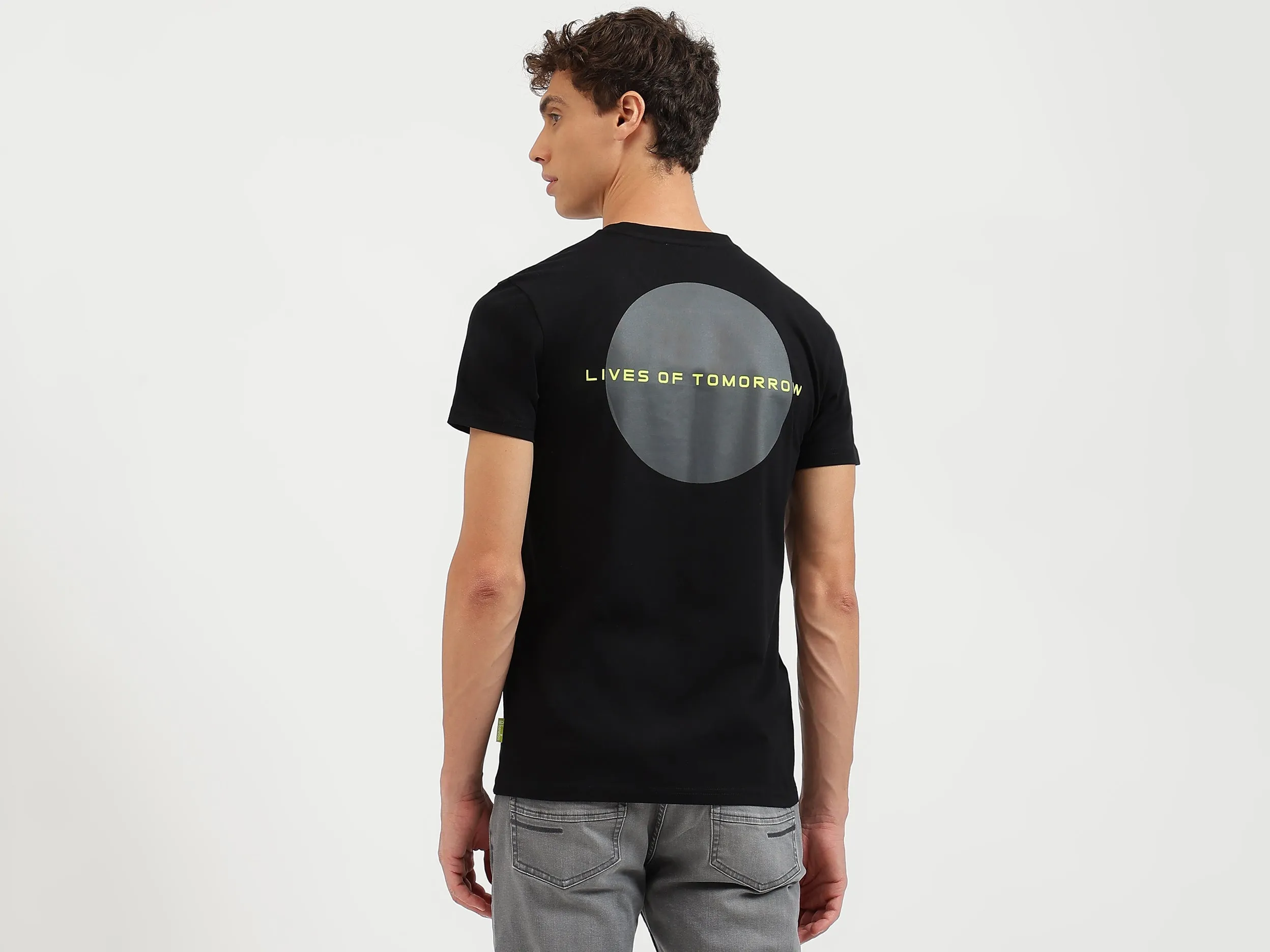Regular Fit Crew Neck Printed T-Shirt