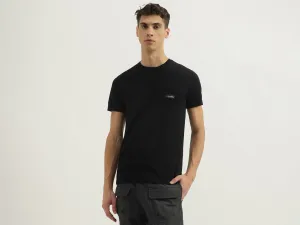 Regular Fit Round Neck Solid Tshirt
