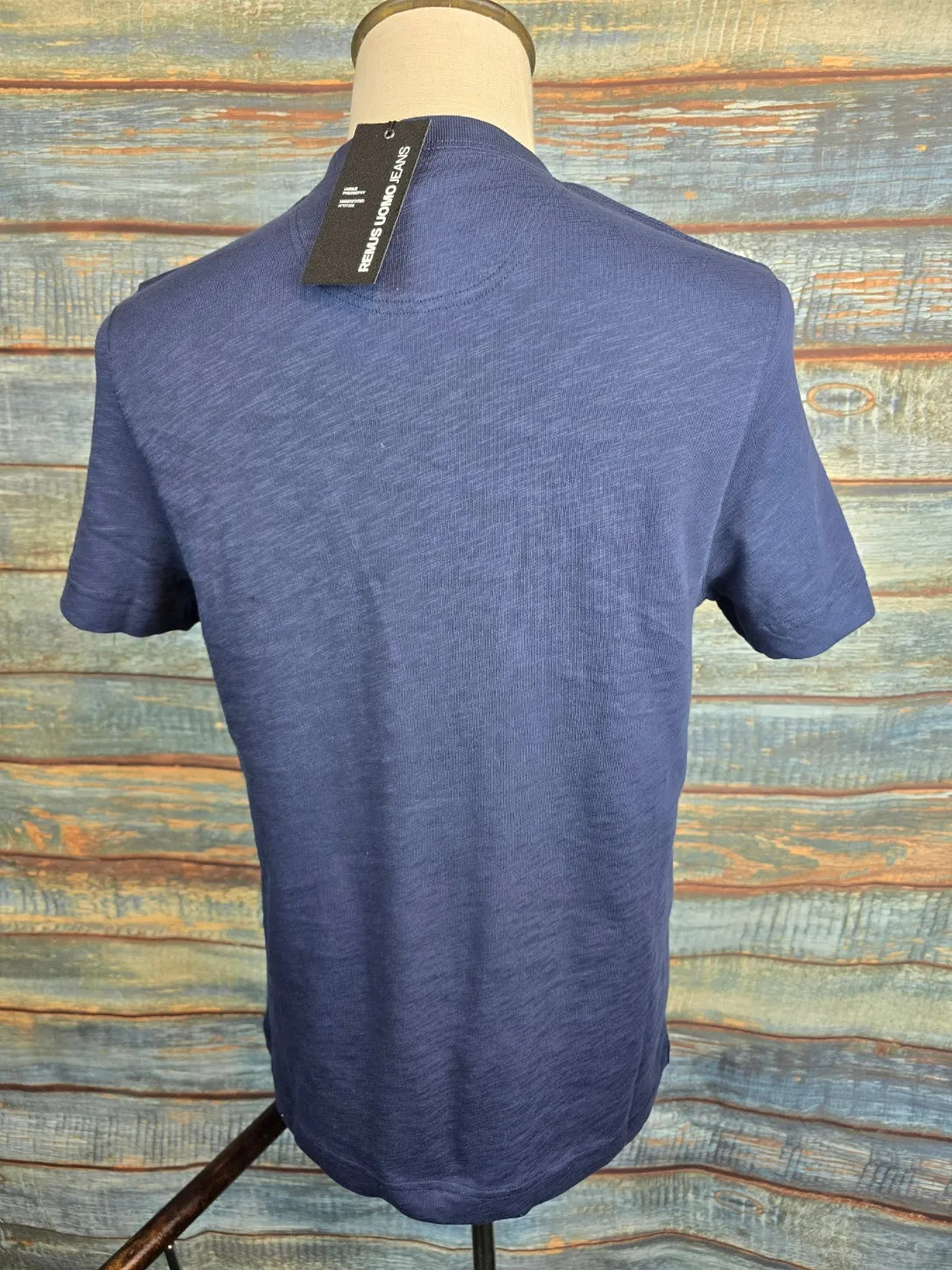 Remus Uomo Tapered Fit Cotton Crew Neck Tee
