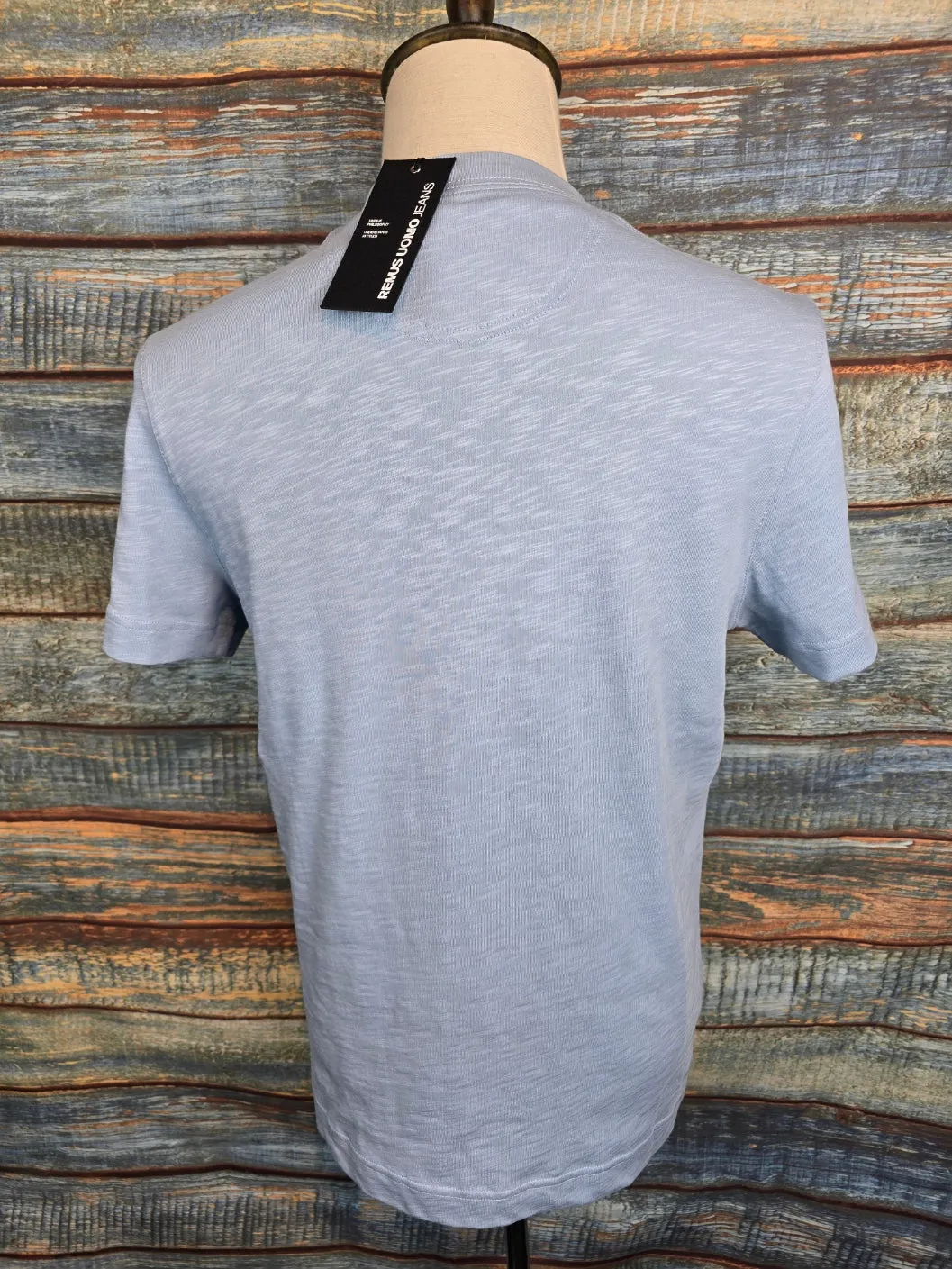 Remus Uomo Tapered Fit Cotton Crew Neck Tee
