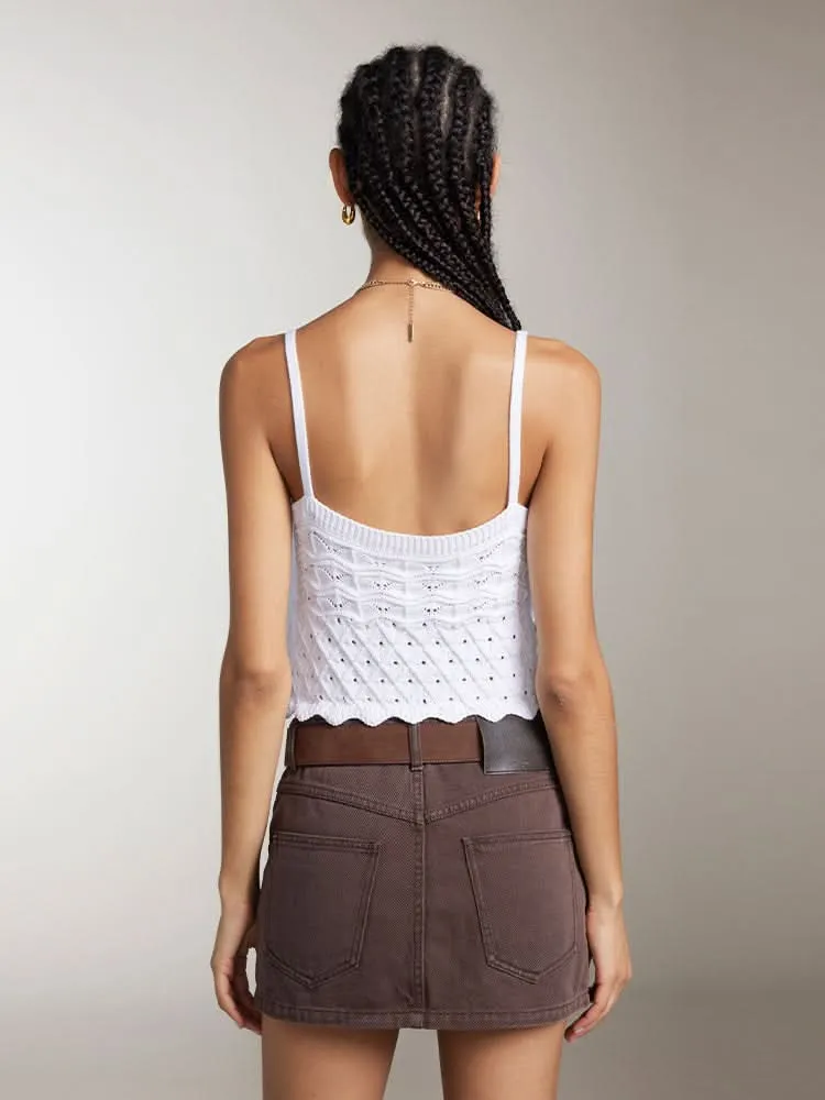 Resort Style Crochet Camisole