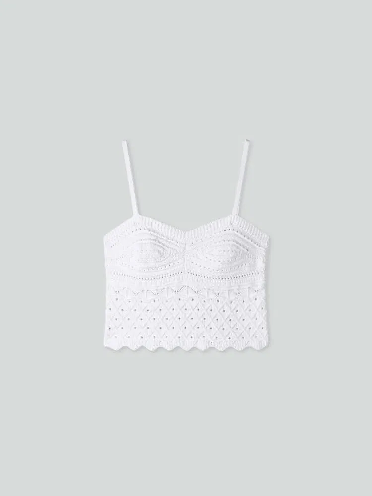 Resort Style Crochet Camisole
