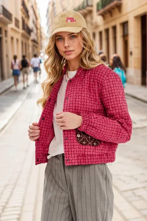 Retro Spring lightweight quilted jacket