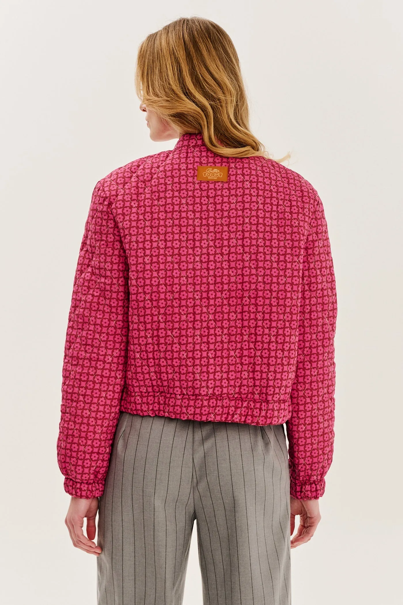 Retro Spring lightweight quilted jacket