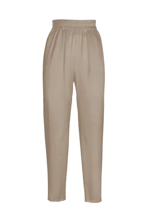 ROY GOLD SAND: ORGANIC SILK PANTS