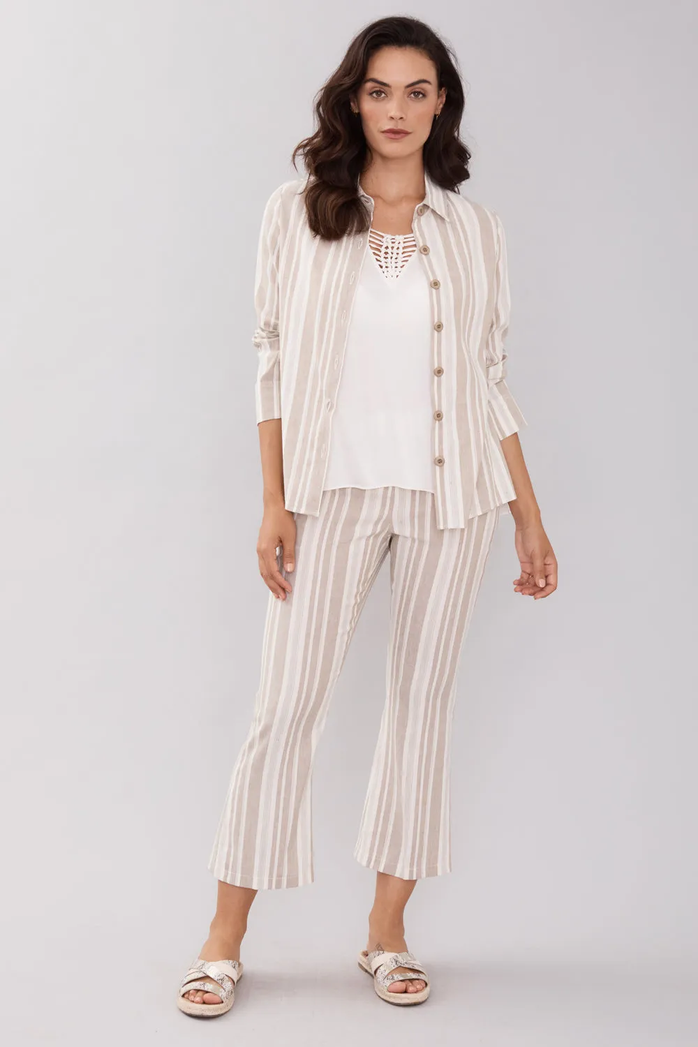 Ruth Shirt Jacket - Liberty Linen: FINAL SALE