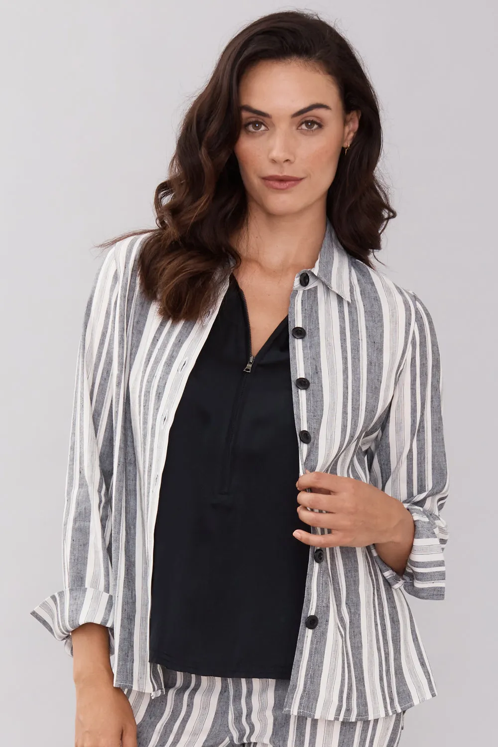 Ruth Shirt Jacket - Liberty Linen: FINAL SALE