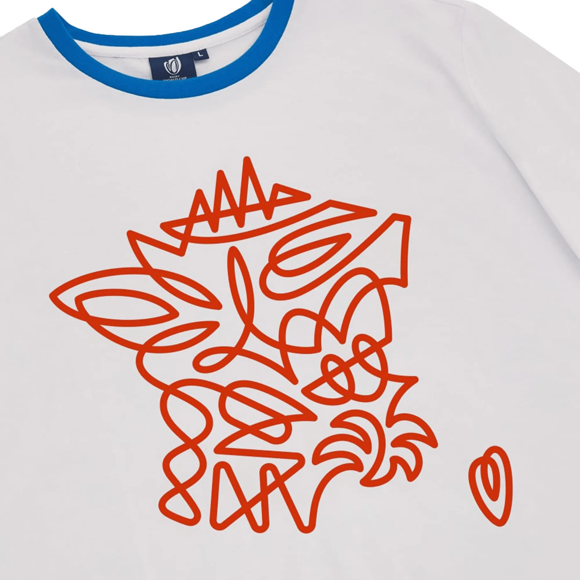 RWC23 France Logo Poly/Cotton Tee by Macron