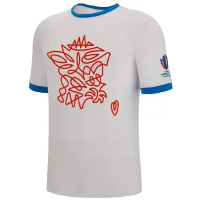 RWC23 France Logo Poly/Cotton Tee by Macron
