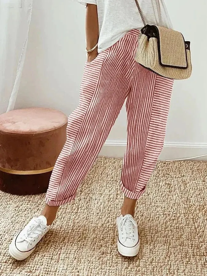Rylee | Striped Pants