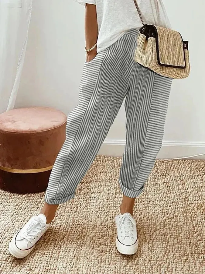 Rylee | Striped Pants