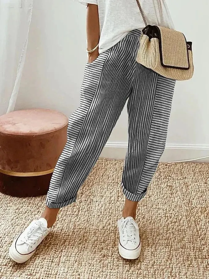 Rylee | Striped Pants
