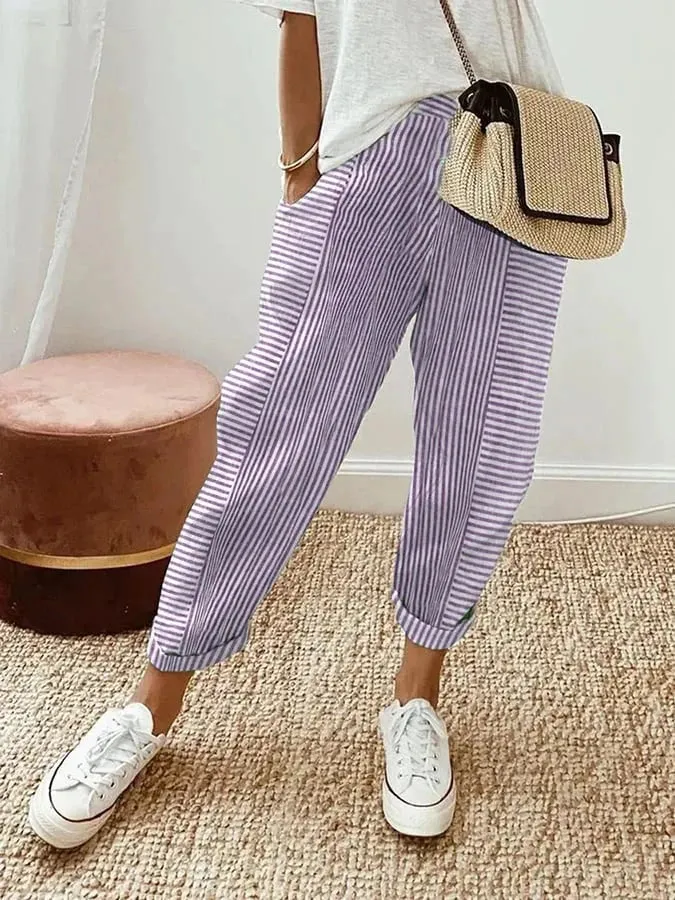Rylee | Striped Pants