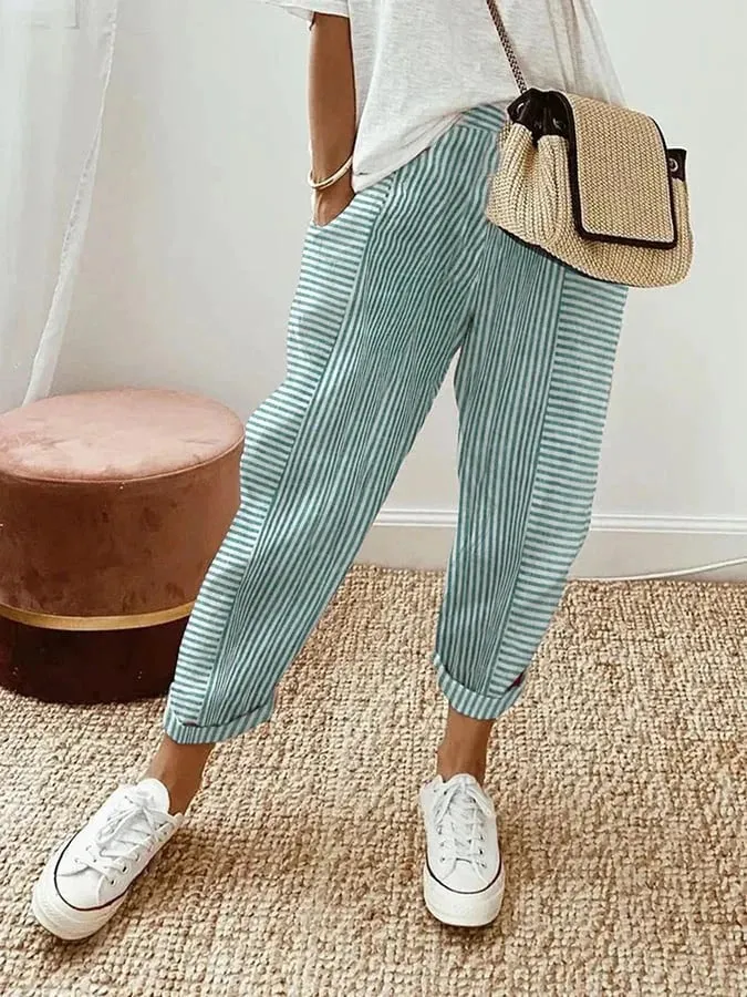 Rylee | Striped Pants