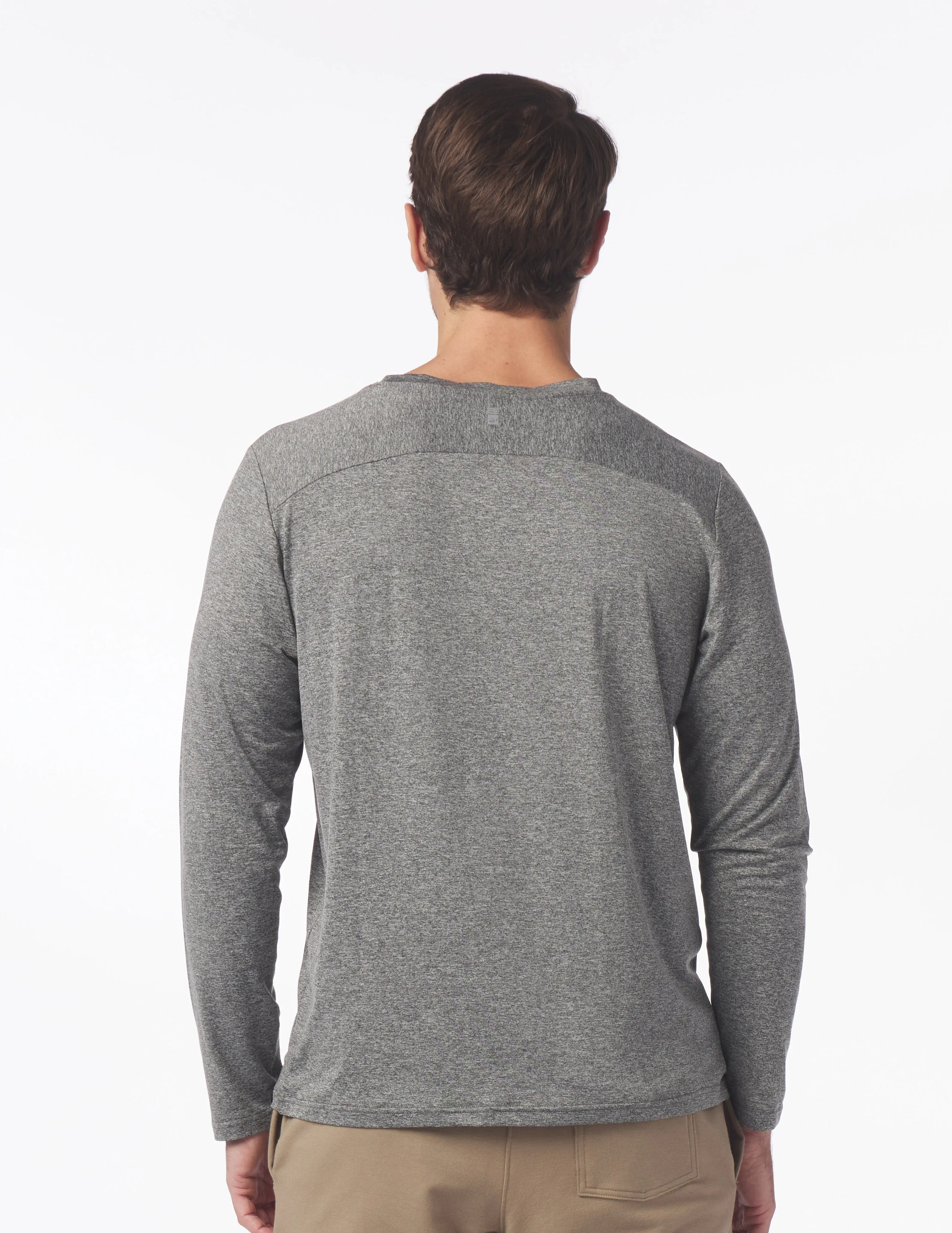Salton Long Sleeve: Black Heather
