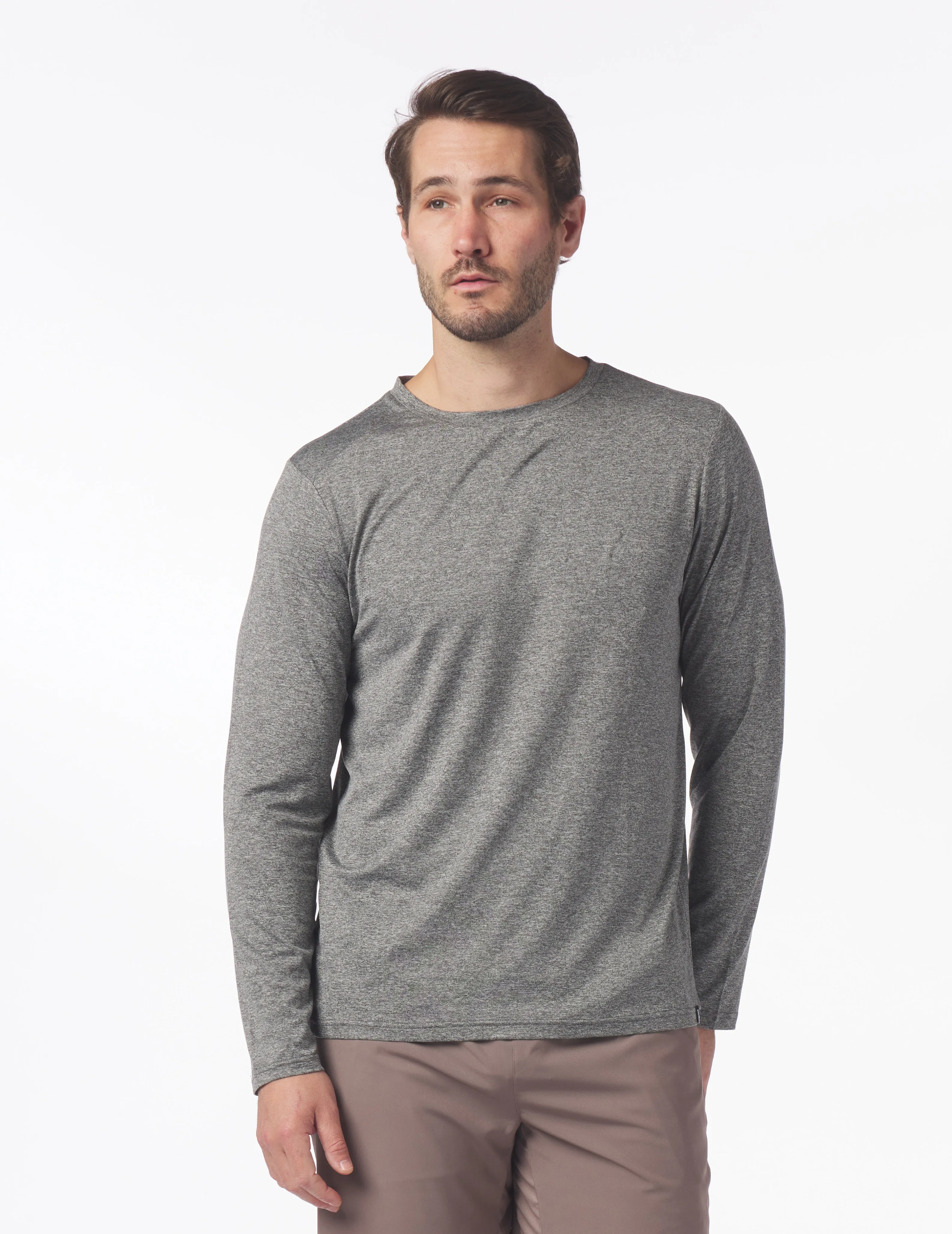 Salton Long Sleeve: Black Heather