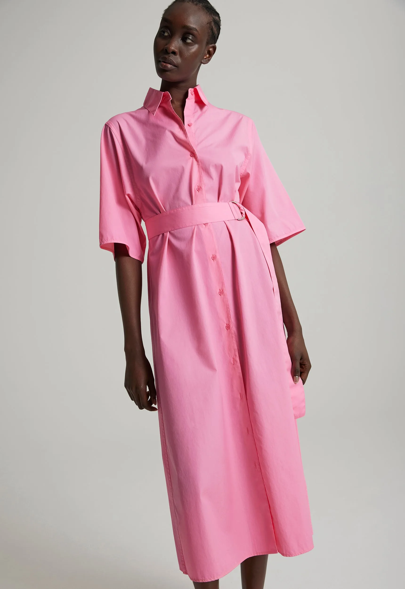 Sand Cotton Dress - Pop