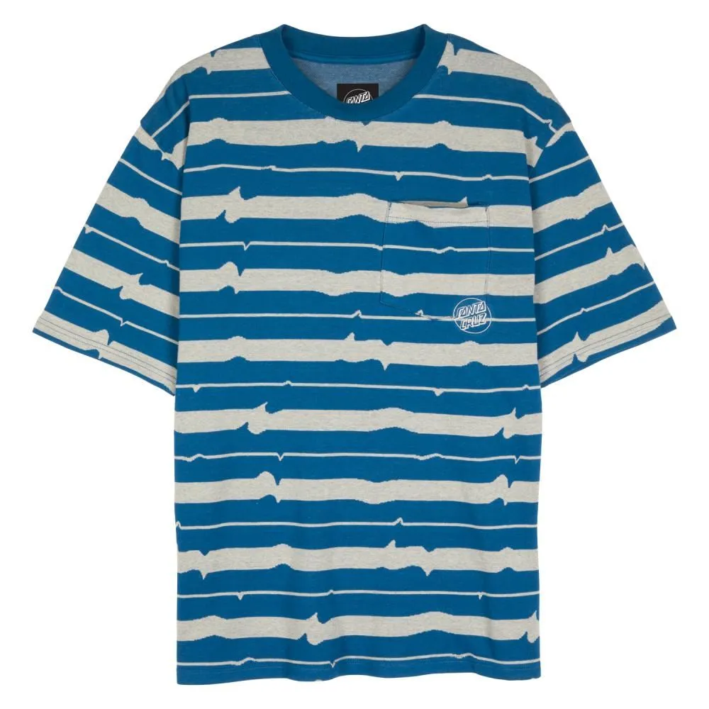 Santa Cruz Custom T-Shirt Fracture T-Shirt - Navy / Tan