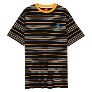 Santa Cruz Custom T-Shirt Mini Hand Stripe T-Shirt - Black Stripe