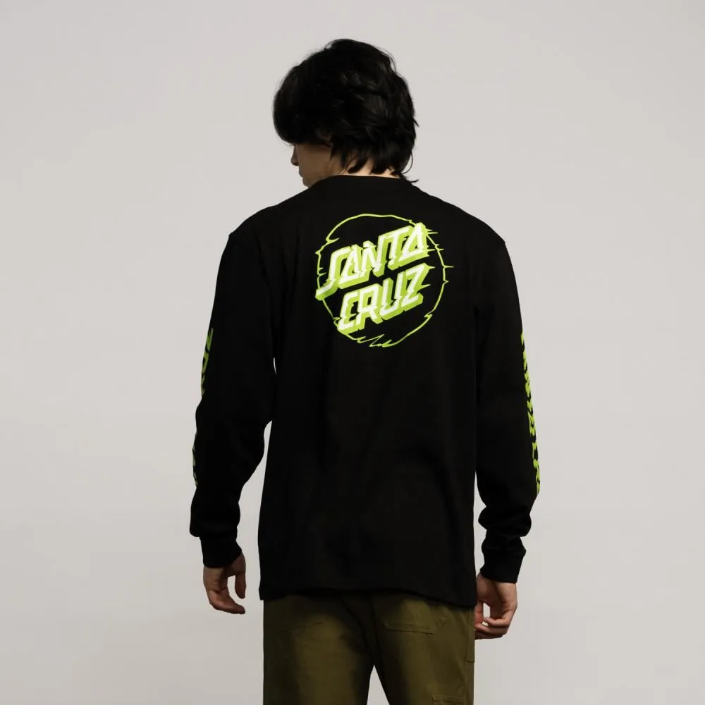 Santa Cruz Longsleeve T-Shirt Vivid Other Dot L/S T-Shirt - Black
