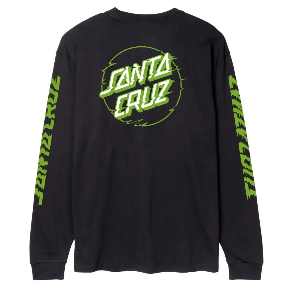 Santa Cruz Longsleeve T-Shirt Vivid Other Dot L/S T-Shirt - Black
