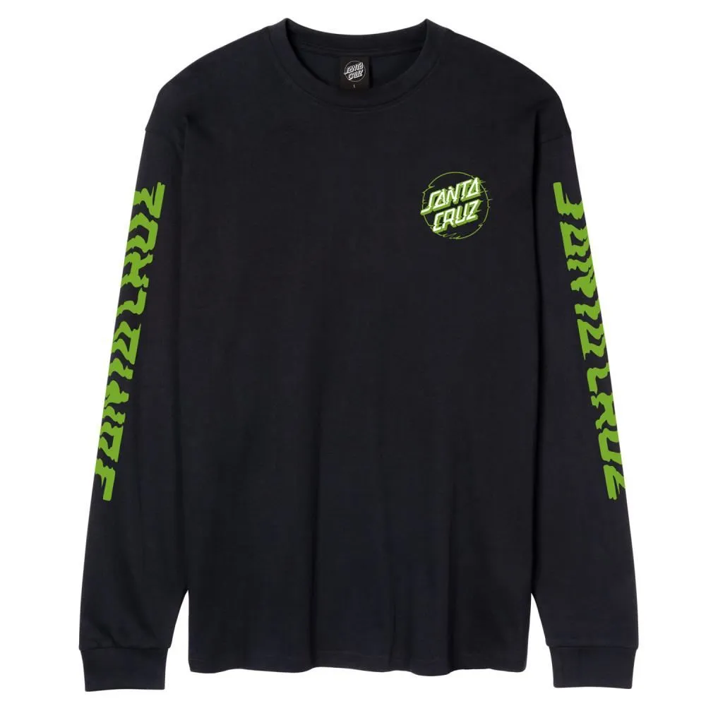 Santa Cruz Longsleeve T-Shirt Vivid Other Dot L/S T-Shirt - Black