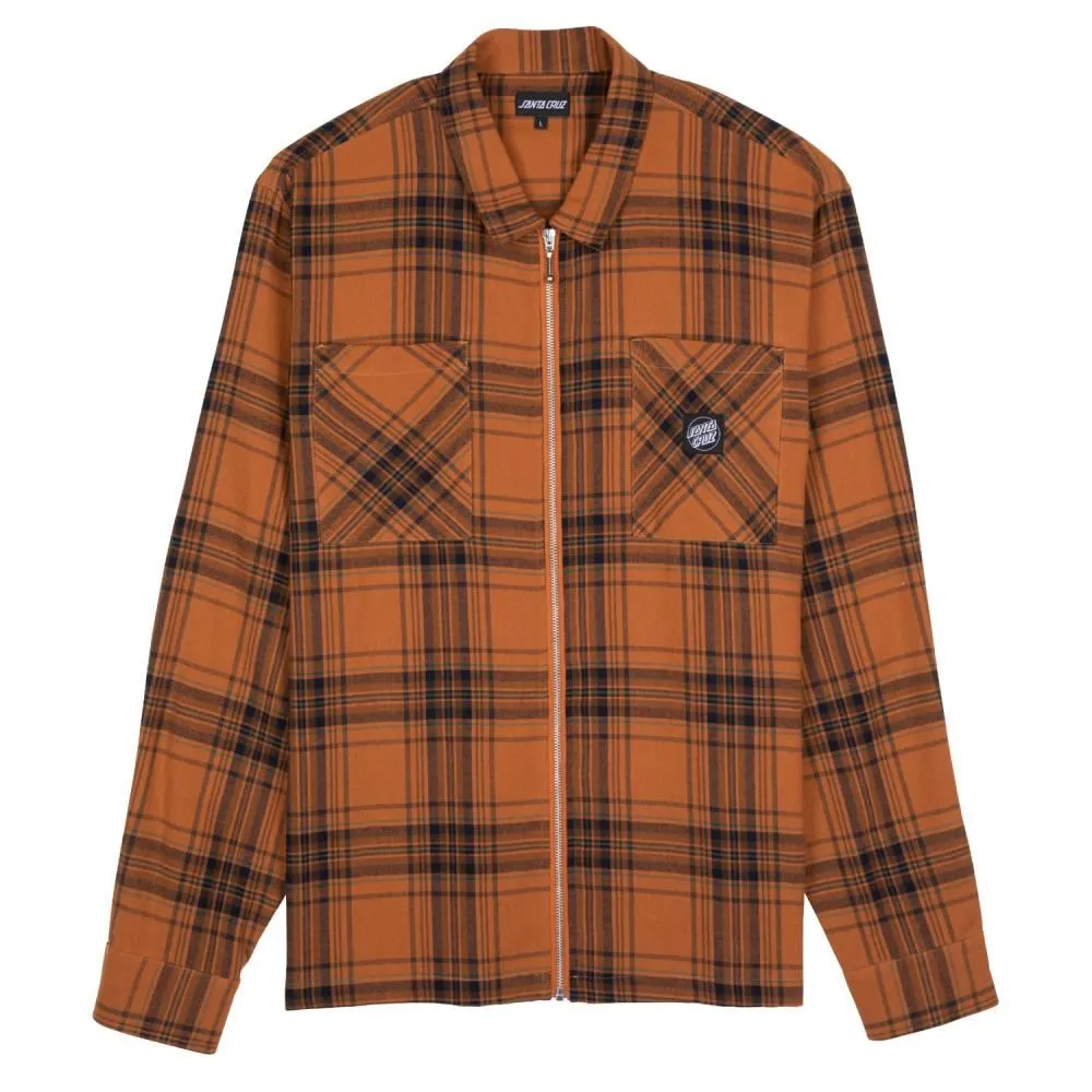 Santa Cruz Shirt El Jefe L/S Shirt - Terracotta Check