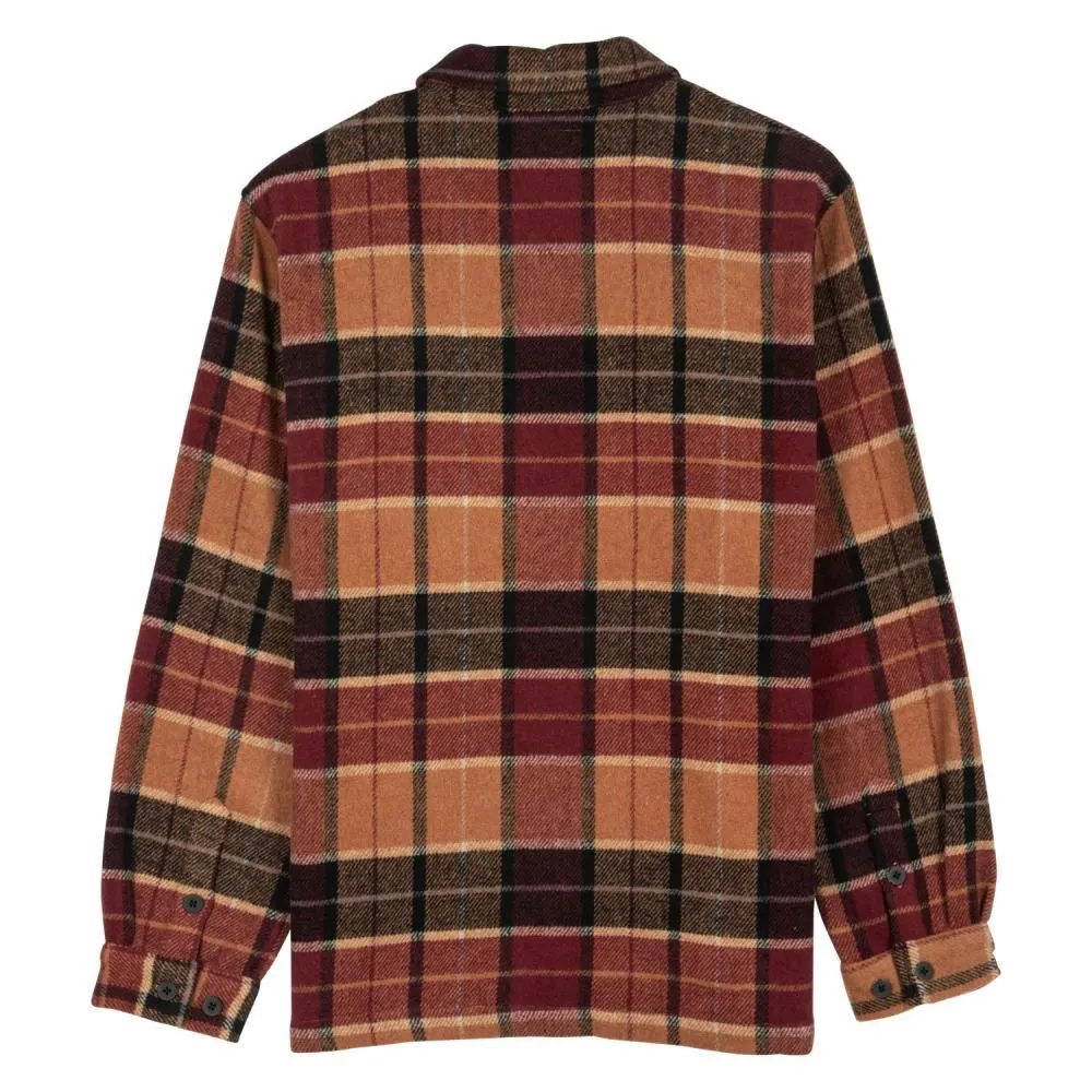 Santa Cruz Shirt Lodge - Burnt Orange Check