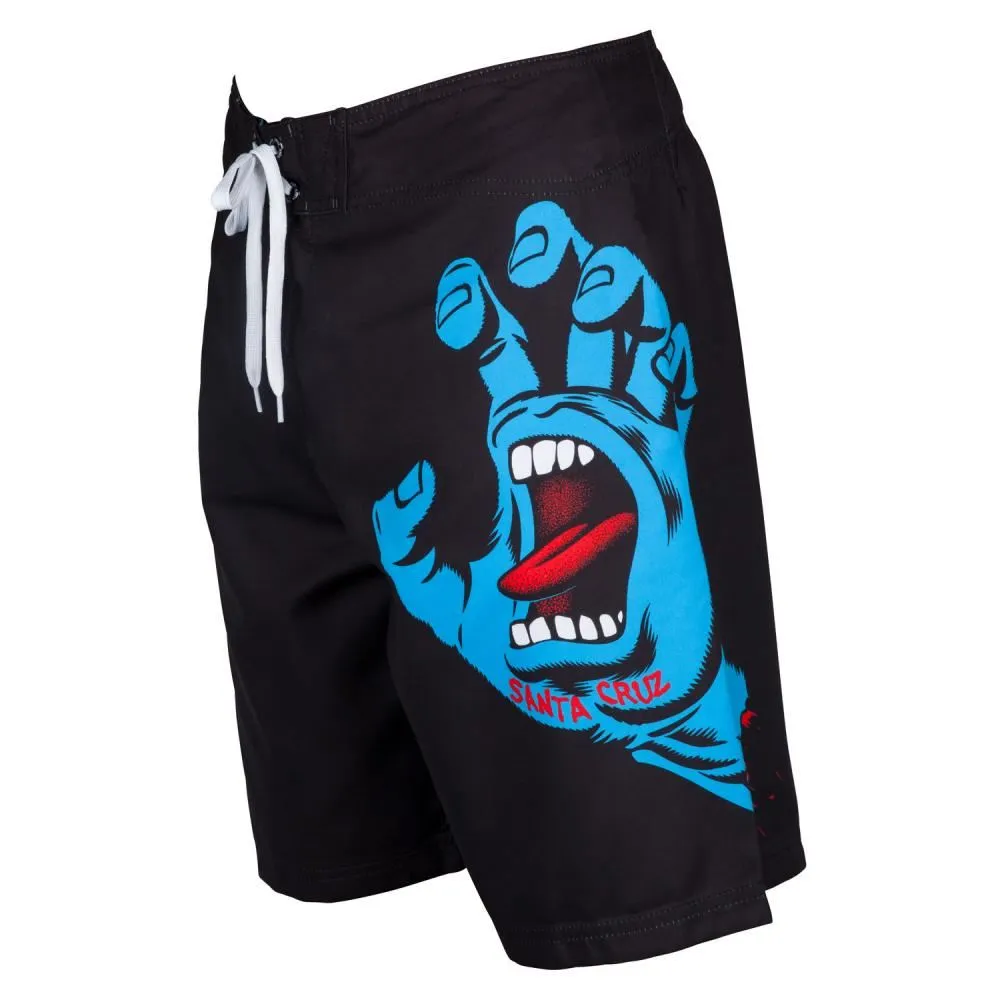 Santa Cruz Swimshort Screaming Hand Boardshort - Black