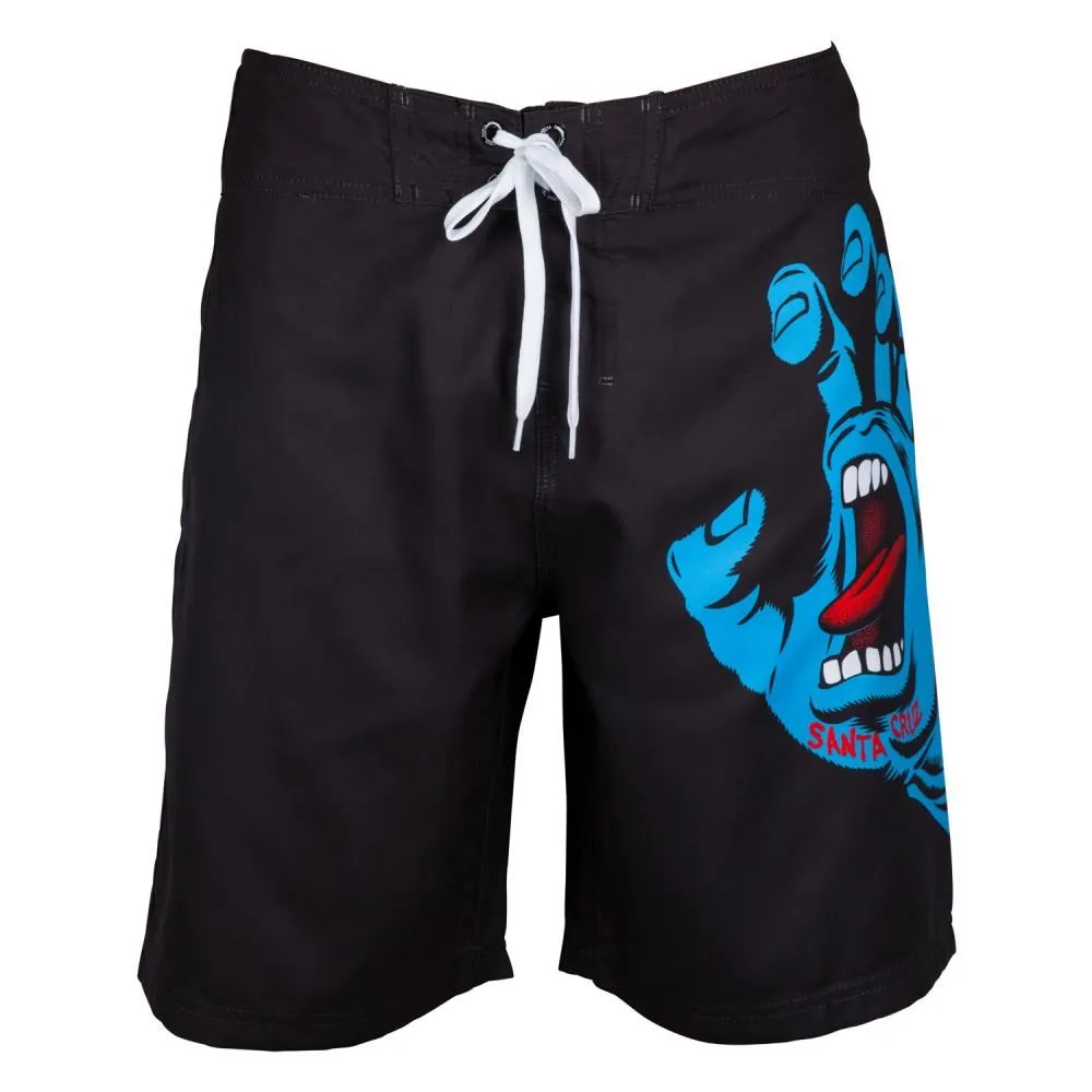 Santa Cruz Swimshort Screaming Hand Boardshort - Black